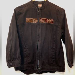 UNISEX Harley Davidson Children's 12/14 Black Denim Jacket